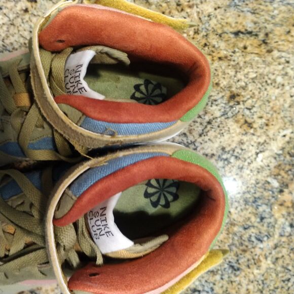 Rare Nike Air Force 1 Mid Sun Club Tan Multi Size 9 NO BOX Nice! main image 4